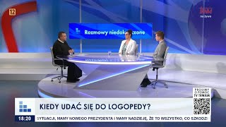 Rozmowy niedokończone: Kiedy udać się do logopedy?